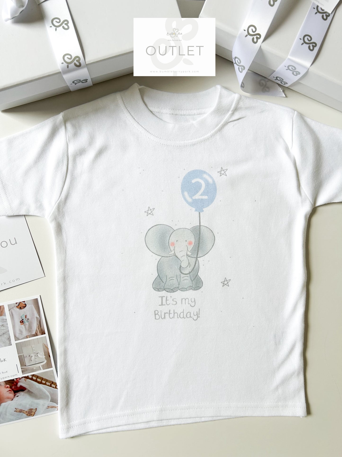 OUTLET 2nd Birthday Elephant T-Shirt