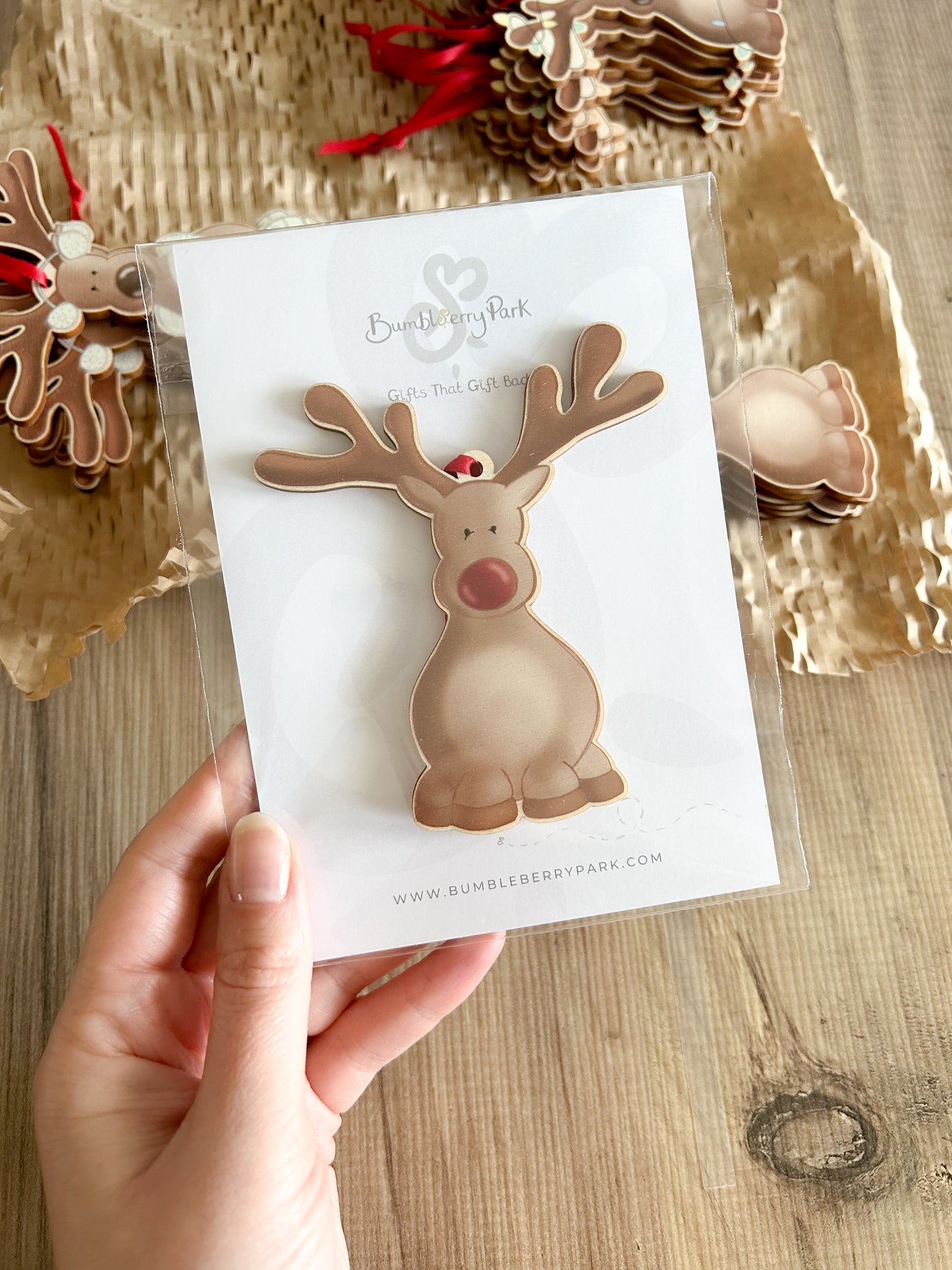 Reindeer Wooden Decorations