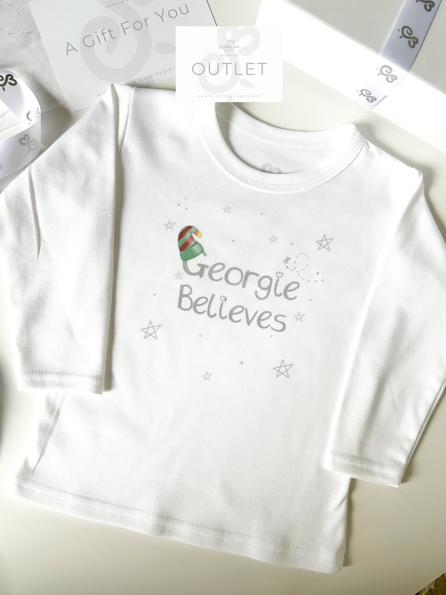 OUTLET Little Elf "Georgie Believes" - Organic Pyjamas