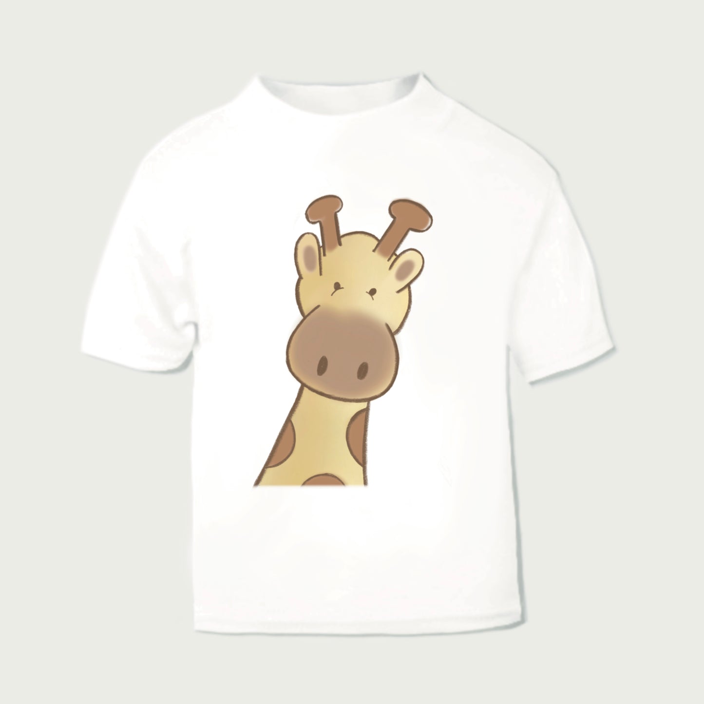 safari giraffe t-shirt with cute giraffe print