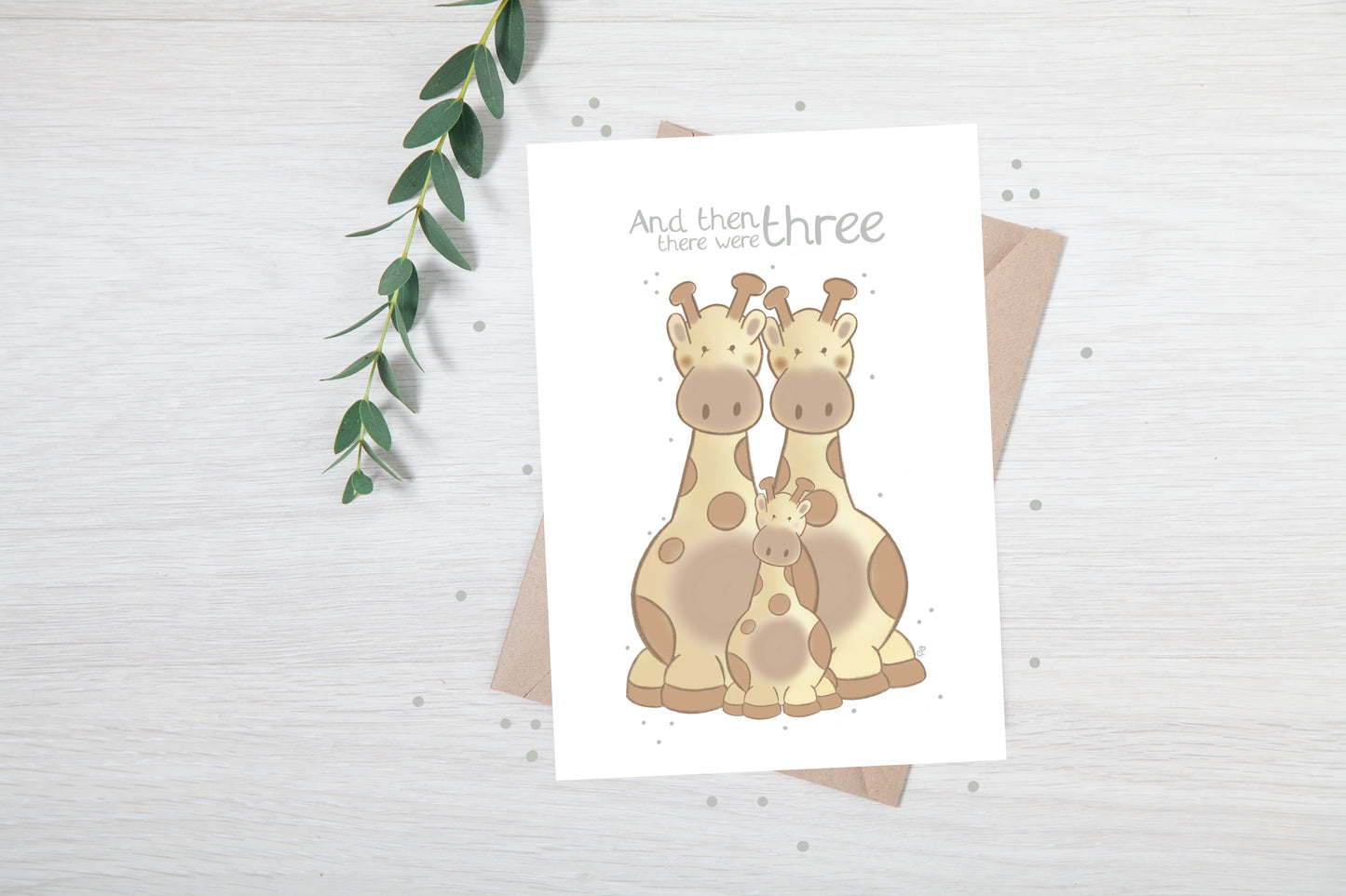 And then there were...Safari Giraffe Card