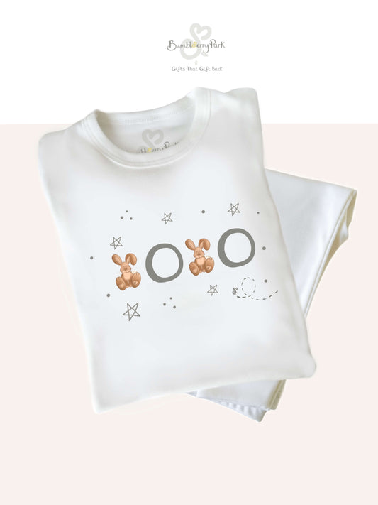XOXO Bunny Design - Baby and Children's Pyjamas