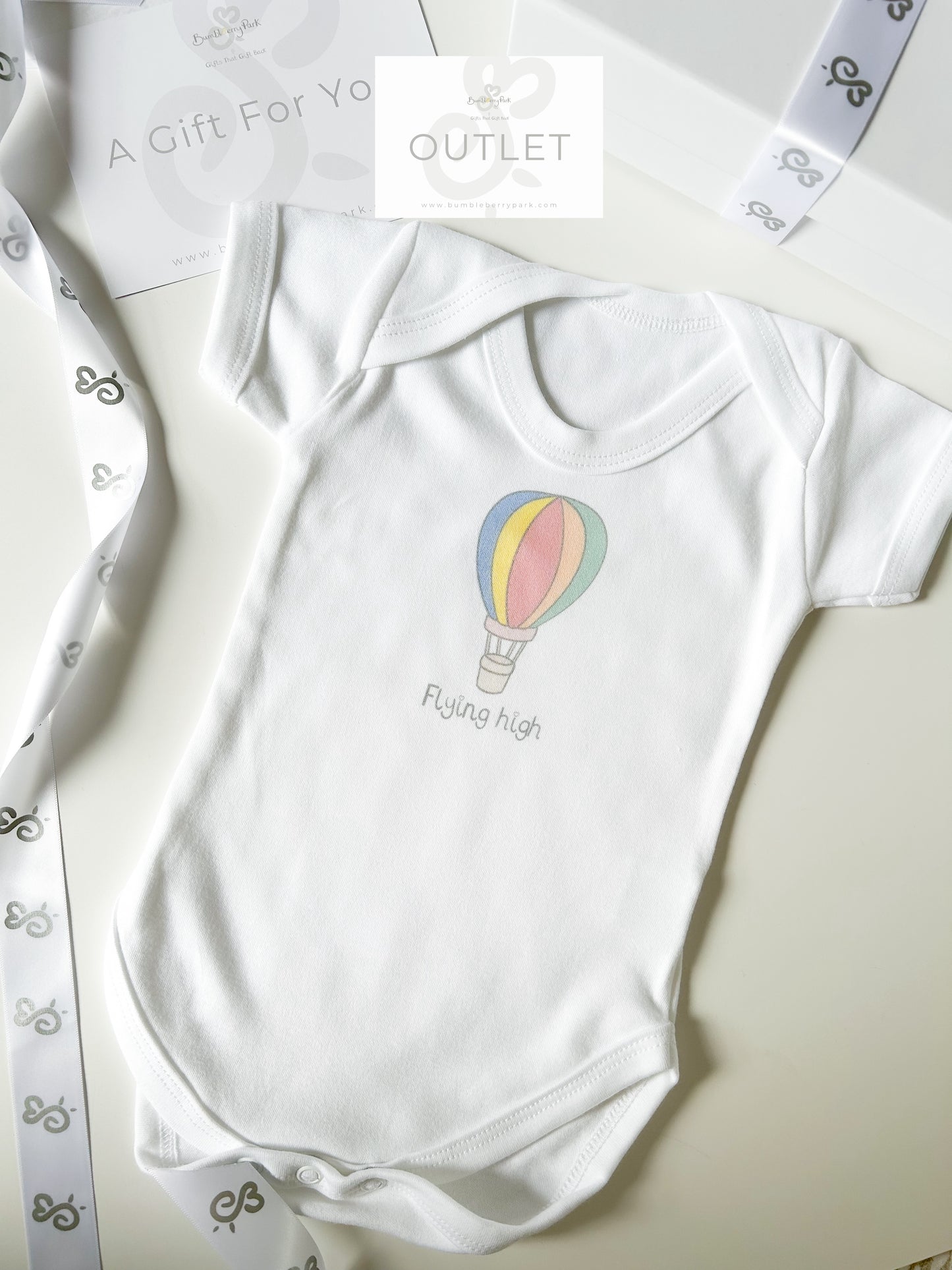 hot air balloon baby bodysuit