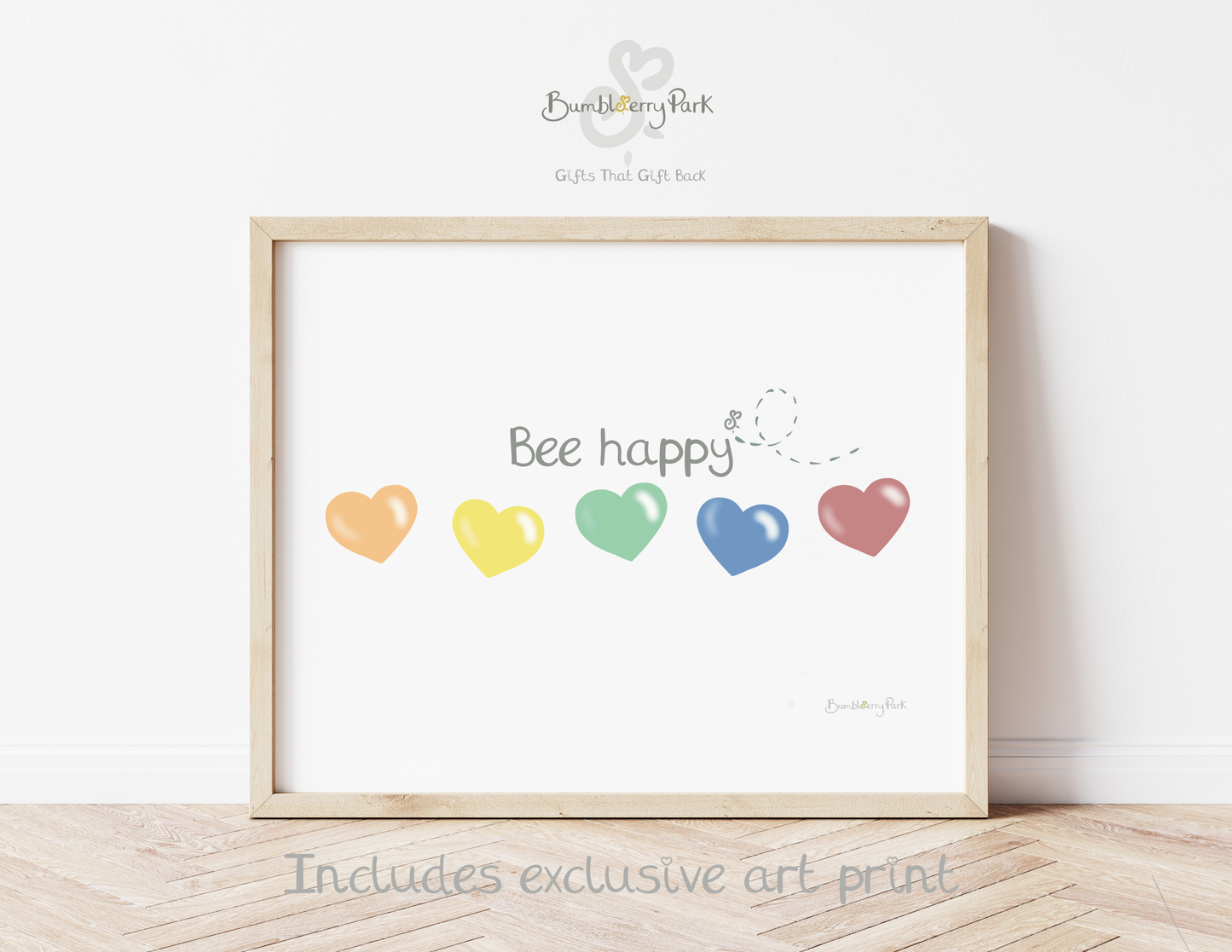 Love Hearts - Letterbox New Baby Gift Set