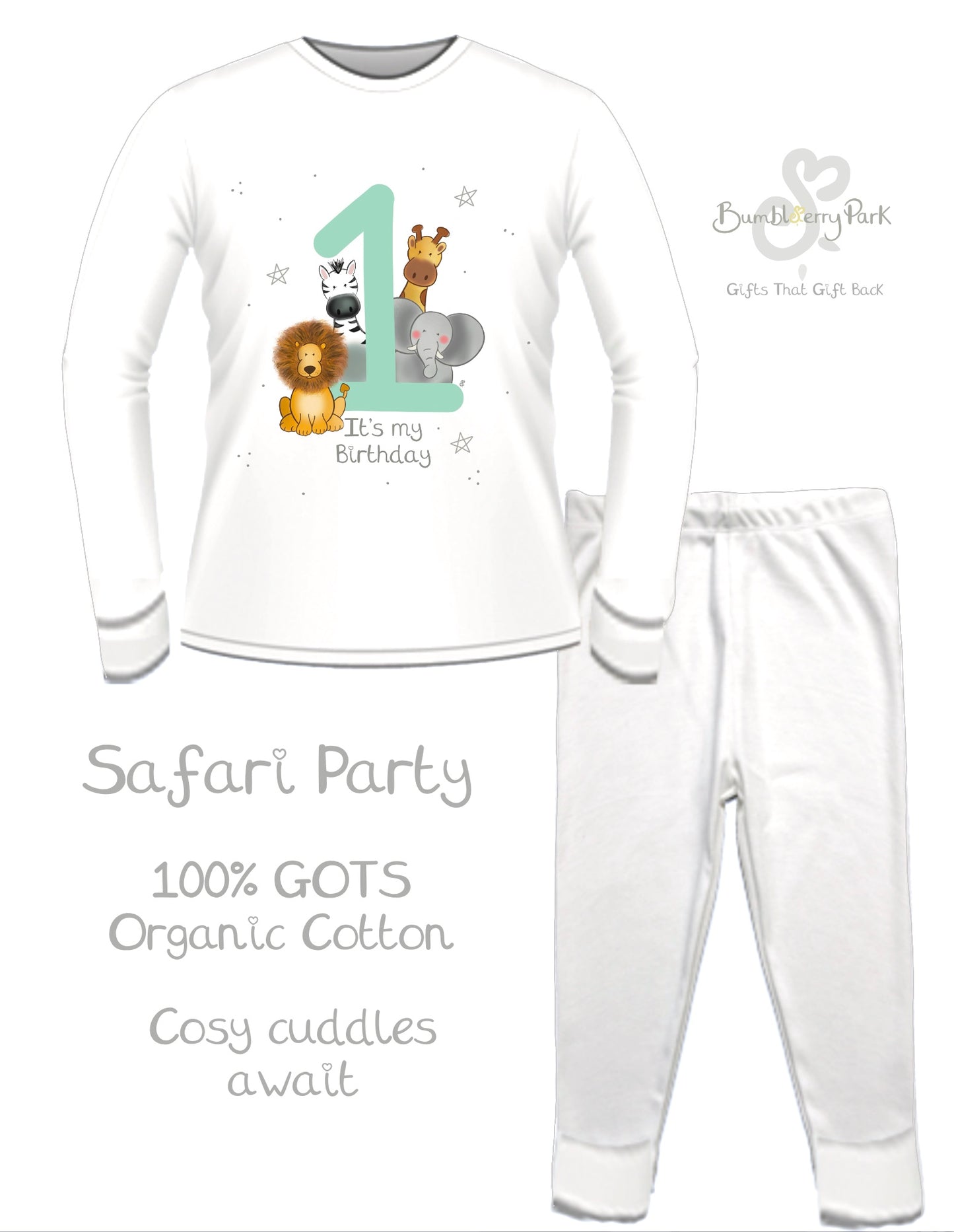 Safari Party Birthday Pyjamas - Personalise me