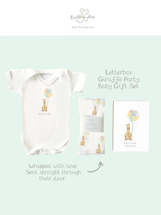 Letterbox_New_Baby_Gift_Set_Giraffe_Party_Design_Bumbleberry_Park