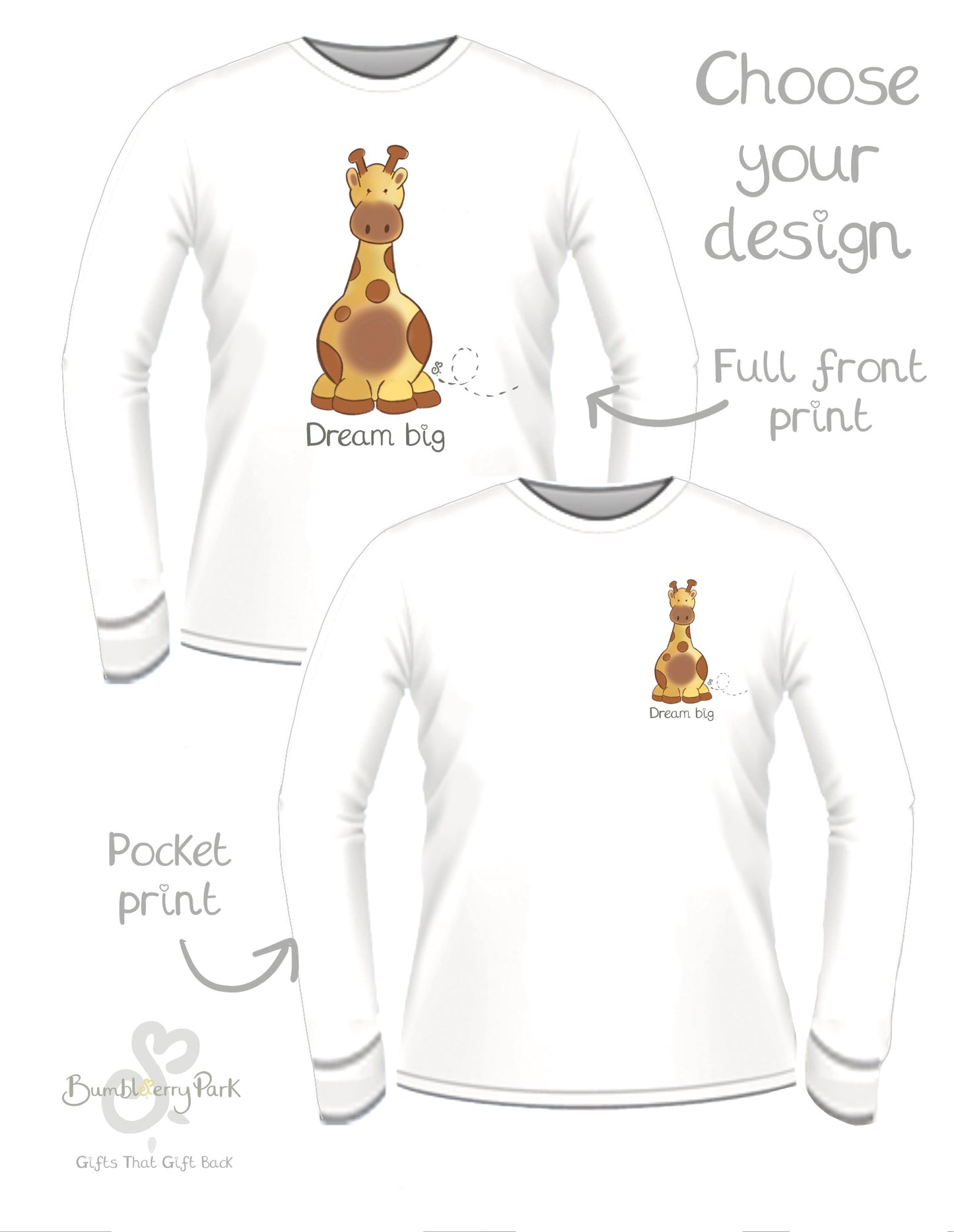 pyjamas print style pocket print or full front print