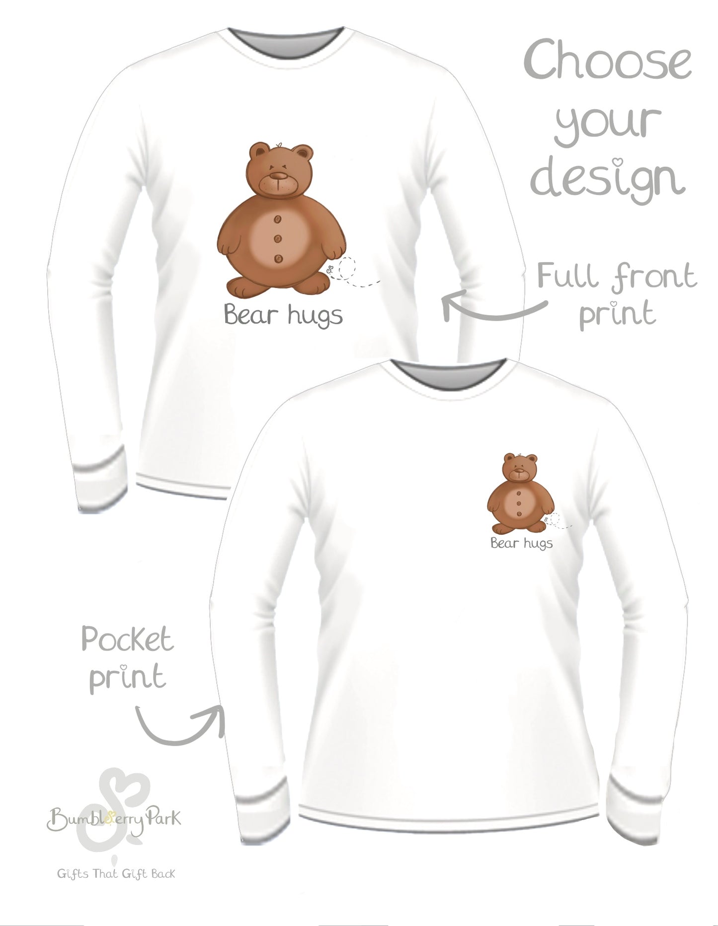Bear Hugs - Pyjamas - Personalise me