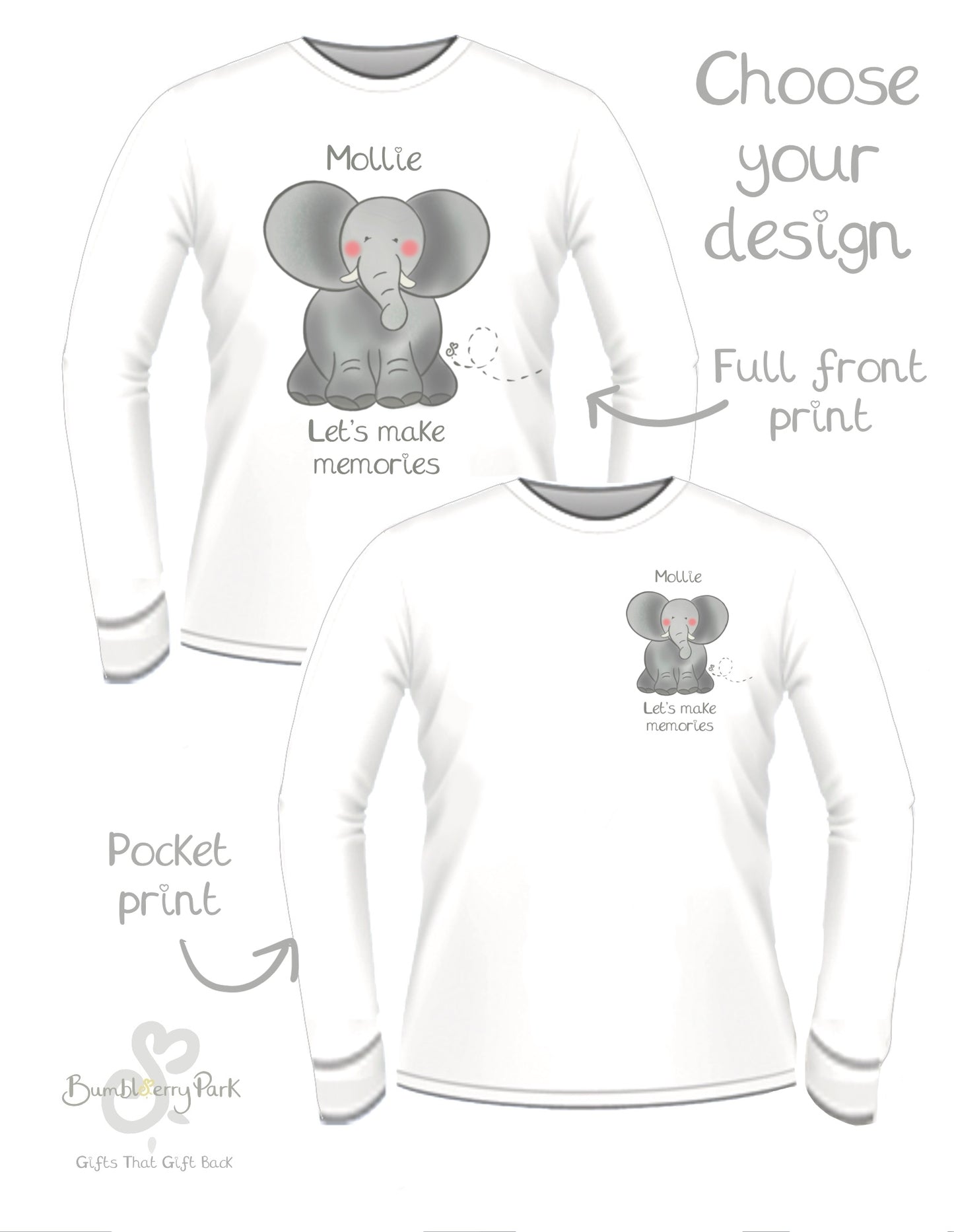 Elephant - Pyjamas - Personalise me