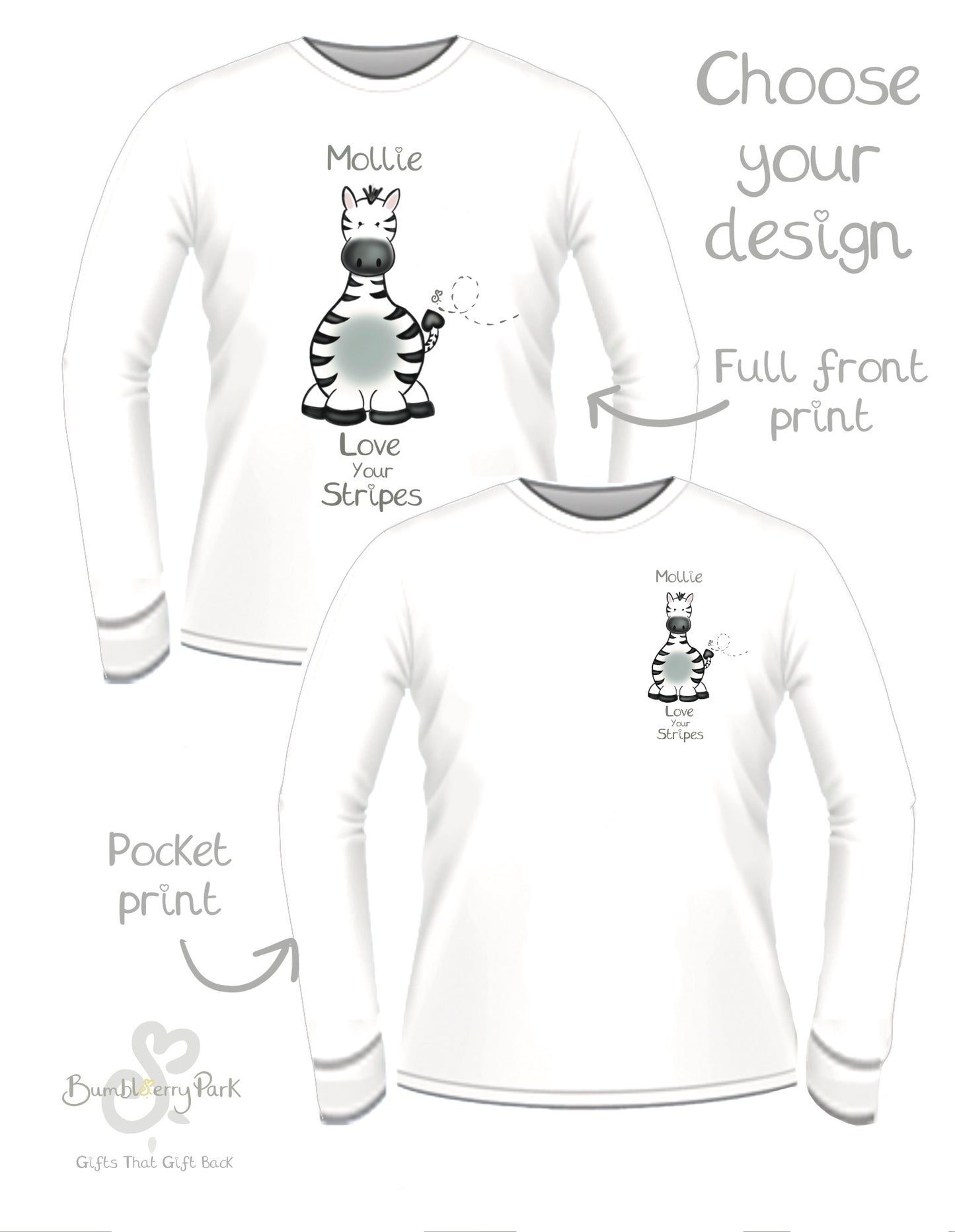 Zebra - Pyjamas - Personalise me