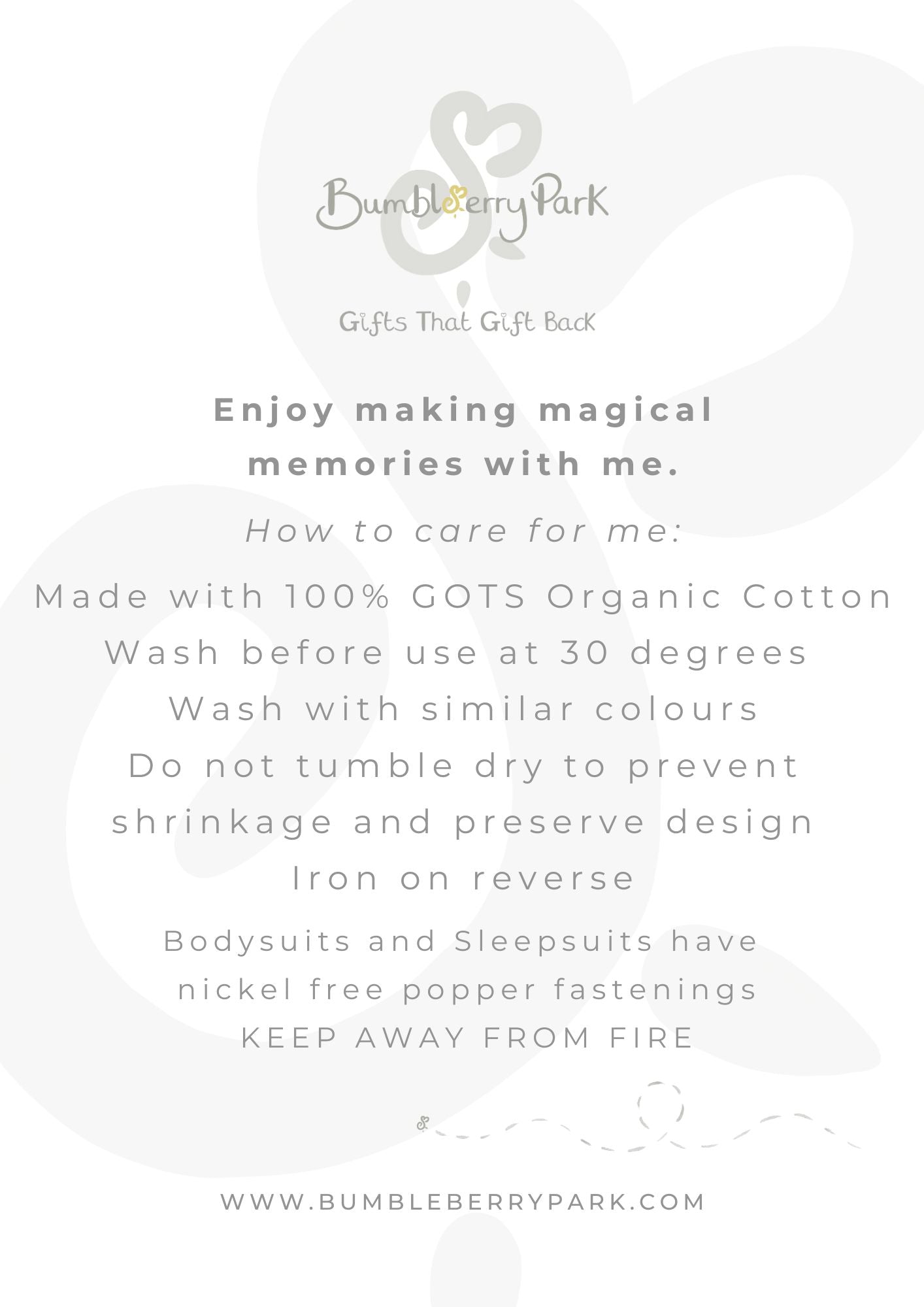 care guide for organic babywear and chidlrenswear